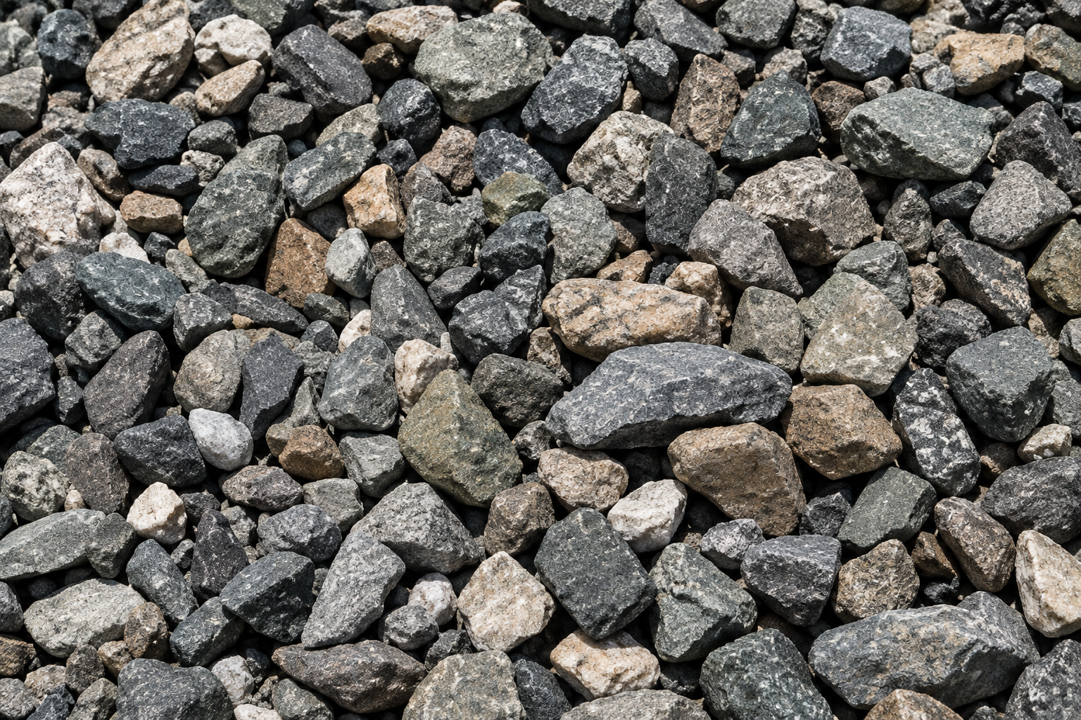 1 inch construction stone aggregate